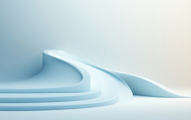 Minimalist e-commerce product display table business background