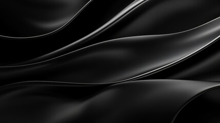 Fototapeta premium Abstract black background. Featuring a series of luminous, floating orbs with gentle glow. Showcasing a modern and ethereal design. Ideal for artistic and digital visuals