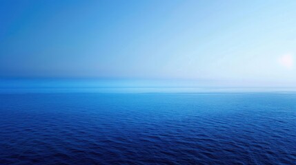Fototapeta premium Tranquil Blue Seascape