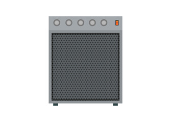 Sound amplifier. Simple flat illustration.