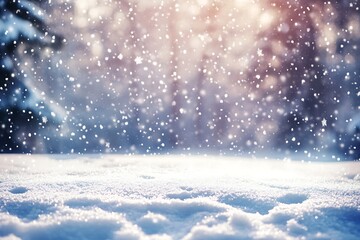 Naklejka premium christmas tree in the snow