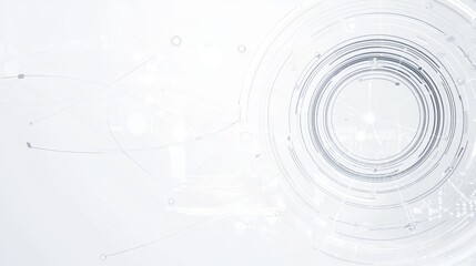 Obraz premium Modern White Futuristic Background Design