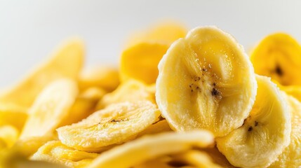 Close-Up of Banana Chips	