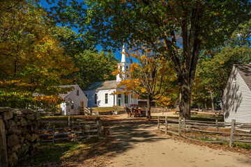 Old sturbridge village in the Fall