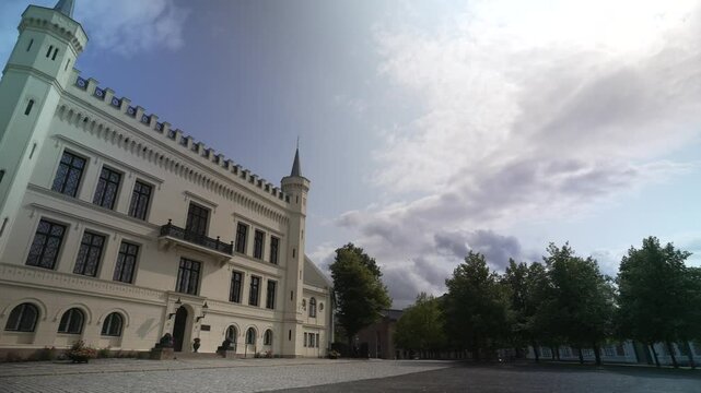 View of Forsvarets Fellestjenester (FFT) government building, Oslo, Norway, Scandinavia, Europe