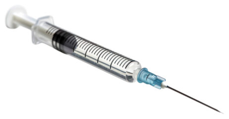 PNG Medical syringe injection device tool.