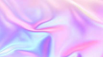 Fototapeta premium Soft Pastel Holographic Fabric Background