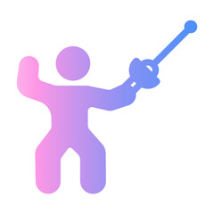 fencer Gradient icon