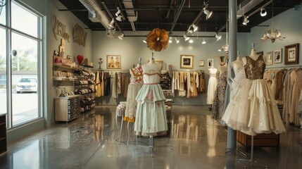 Vintage Boutique Store Interior