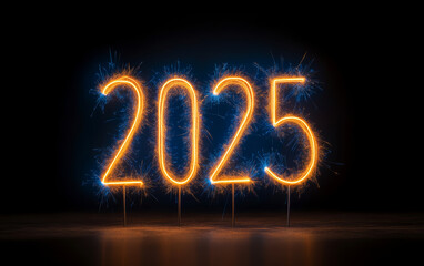 Business background of 2025 New Year theme
