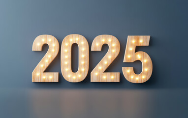 Business background of 2025 New Year theme
