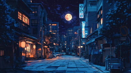 Obraz premium Lo-Fi music picture The background that goes well with the lo-fi music genre Generative AI 