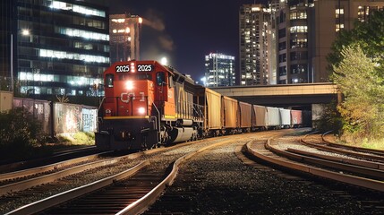 Obraz premium train in motion blur