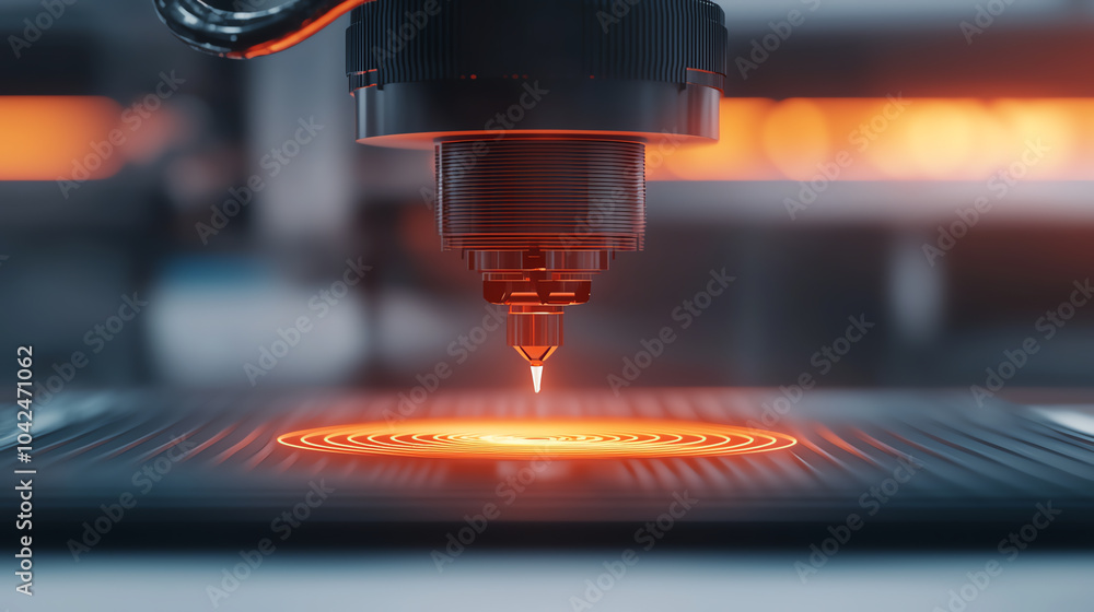 Poster precision laser technology in action exploring the intricacies of modern manufacturing processes