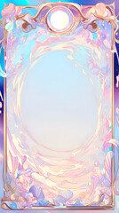 Pastel Decorative Frame for Tarot Card Design