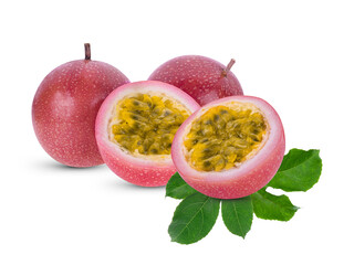 passion fruit  isolated on white background