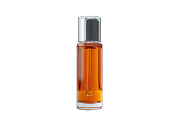 Naklejka premium Orange roll-on bottle isolated on transparent background, png file, no background png file