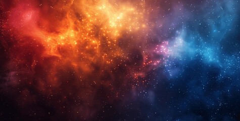 Fototapeta premium Psychedelic Gradient Wave Background Dark Blue Red Yellow Retro 70s 80s 90s Music Party Poster Design