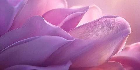 Fototapeta premium Macro close-up of lilac flower petals