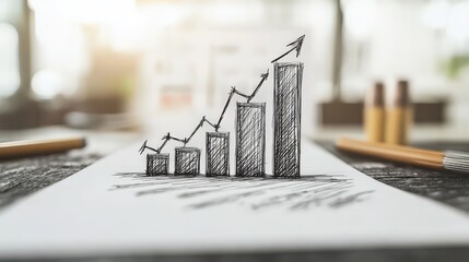 Increasing Profit Margins and Financial Growth Concept
