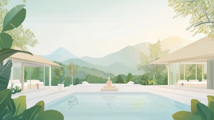 Tranquil Wellness Retreat: Embracing Nature for Health and Mindfulness