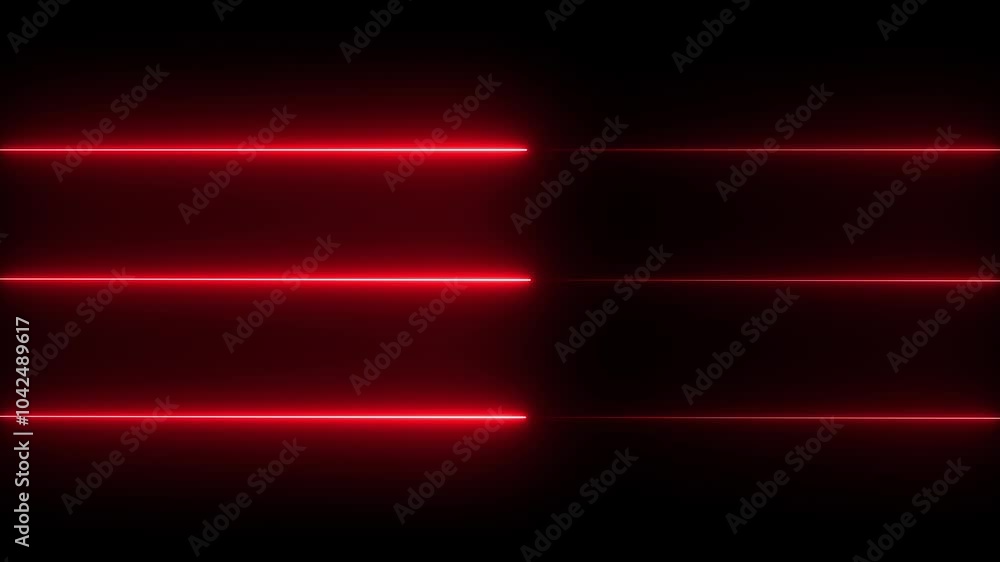 Poster abstract glowing neon lines motion background. neon lights blinking lines moving animation