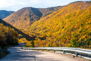 Beautiful Cape Breton Island and National Park in Nova Scotia, Canada