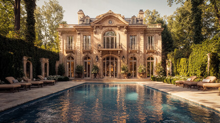 Fototapeta premium Luxury Classic Home Scarsdale New York