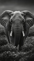 Gran elefante, africano corriendo hacia Fotografo.

Concepto de fotografía salvaje y concursos fotográficos de África.