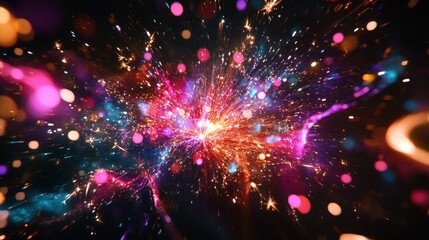 multicolor of fire sparklers