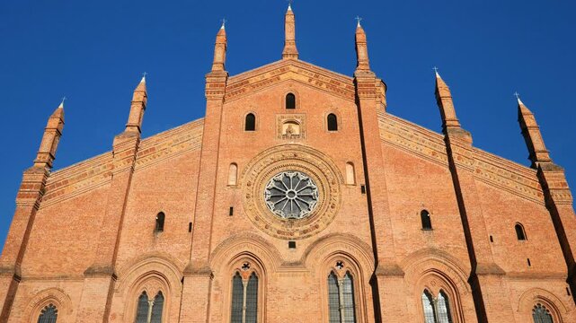Santa Maria del Carmine basilic in Pavia, Lombardy, Italy