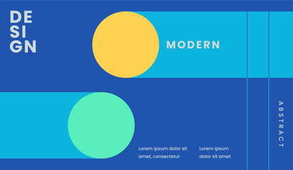 Modern minimalist abstract background design