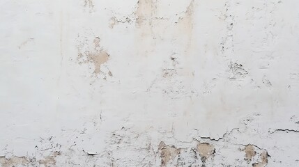 Fototapeta premium Weathered White Wall with Texture and Cracks