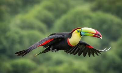 Fototapeta premium toucan in the jungle