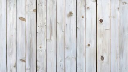 Rustic White Wooden Plank Wall Background