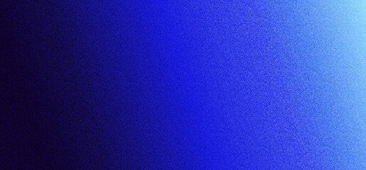 Dark bue color gradient grainy background smooth noise texture effect
