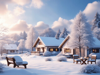 Cozy Winter Retreat Wall Art