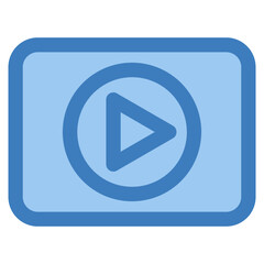 Video Icon Element For Design