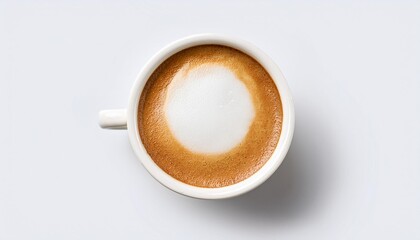 Cappuccino on white background isolated. Beverage. Drink.