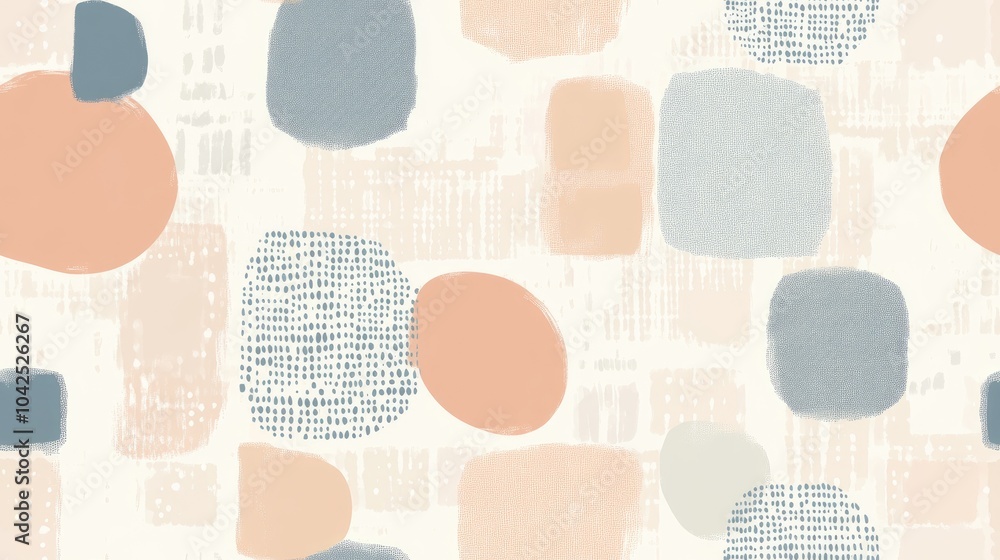 Aufkleber minimalist modern patterned background in pastel shades designed for various surfaces suitable for w