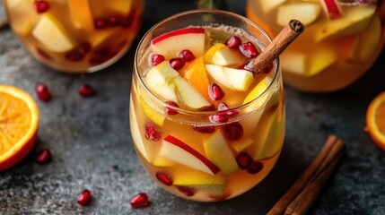 Refreshing Holiday Sangria with Fresh Fruits