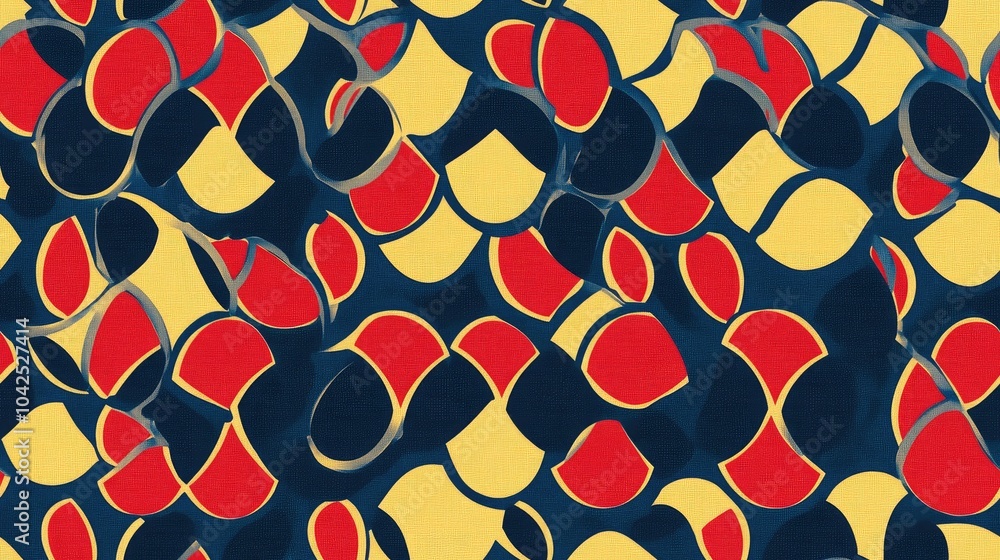 Poster abstract seamless color pattern for background texture