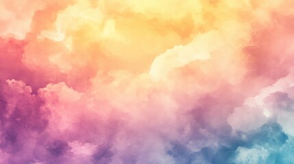 Dreamy sky illumination with a fantasy blurred backdrop Ombre abstract texture in yellow pink and lilac Ethereal empty illustration creating a sense of wonder Defocused aesthetic trend