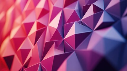 Fototapeta premium Low Polygon Triangular Design Backdrop