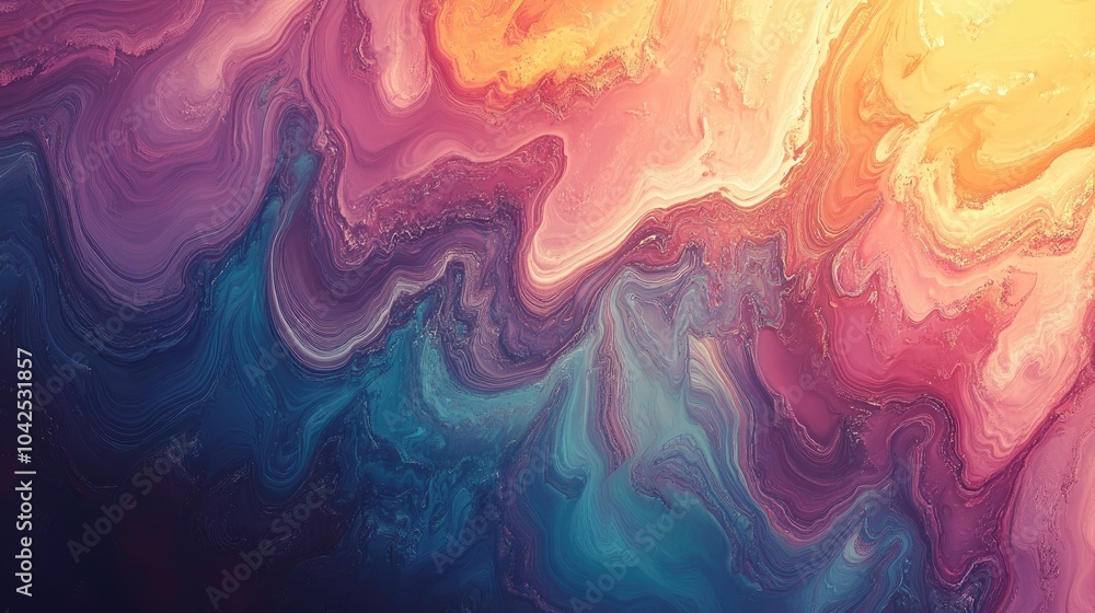 Poster gradient effect in digital artwork background texture design