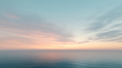 3D rendering of a moody minimalist sunset sky with a cold atmosphere featuring a mixed gradient suitable for digital advertising