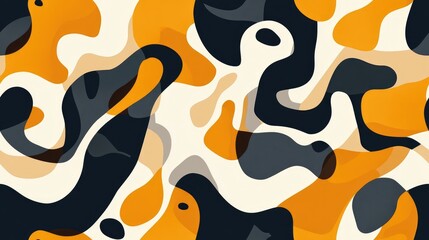 Abstract pattern design suitable for textiles and fabric