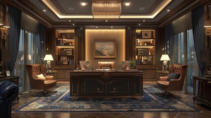 Luxurious Modern Office Interior Design