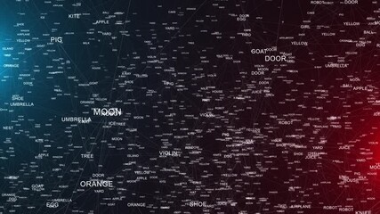 Large language model text generation deep learning word training