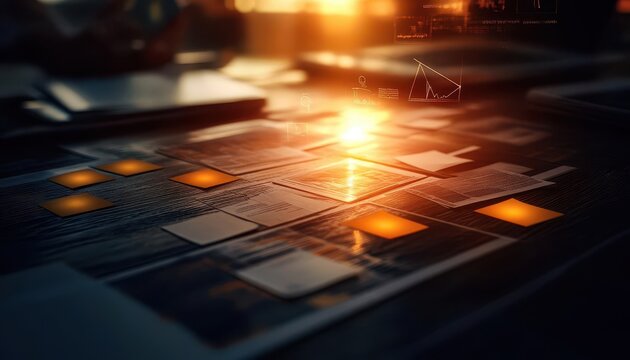 Marketing campaign planning, vibrant colors, collaborative setting, creative workspace, dynamic